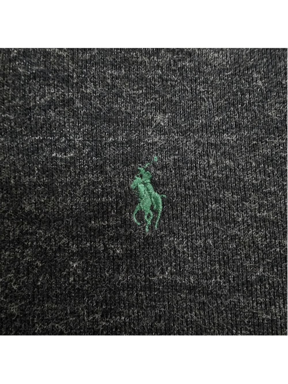 Polo Ralph Lauren Mens XL Cotton Shawl Collar Pullover Sweater Charcoal Gray